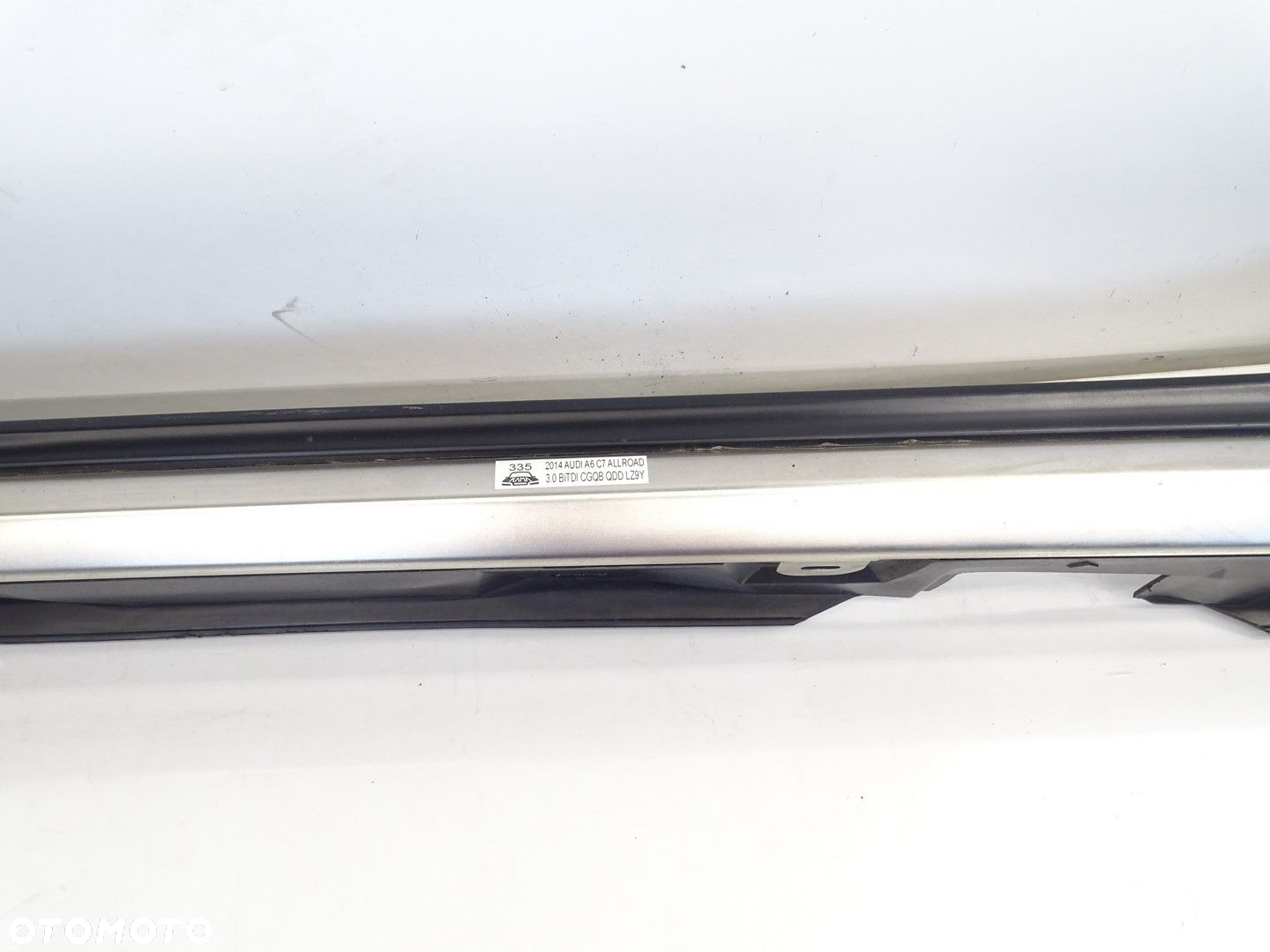 LISTWA NAKŁADKA PROGOWA PROGU LEWA AUDI A6 C7 4G ALLROAD 4G9853855A - 6