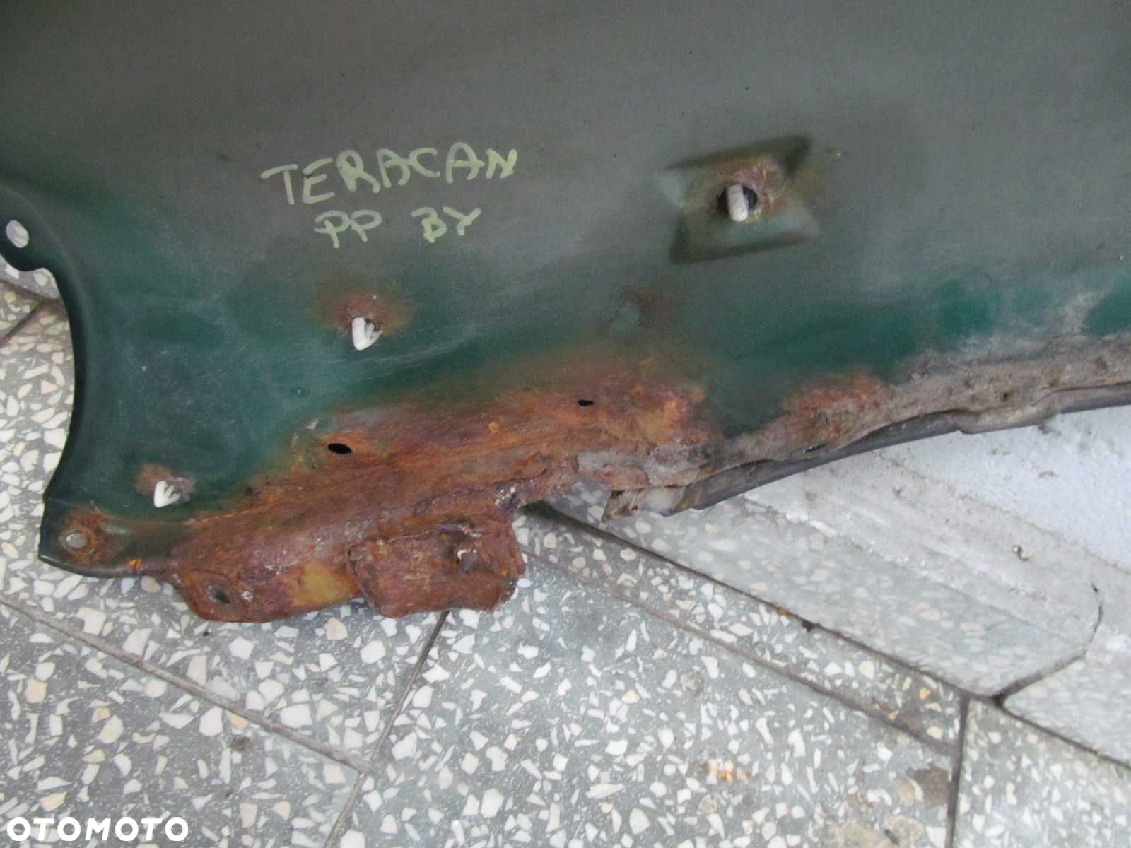 HYUNDAI TERRACAN LIFT BLOTNIK PRZOD PRAWY BY 05/07 - 10
