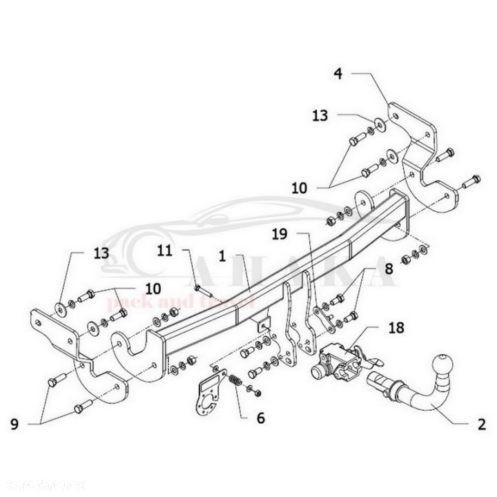 Hak Holowniczy Automat Do Hyundai I40 Sedan 2011-2015 - 3