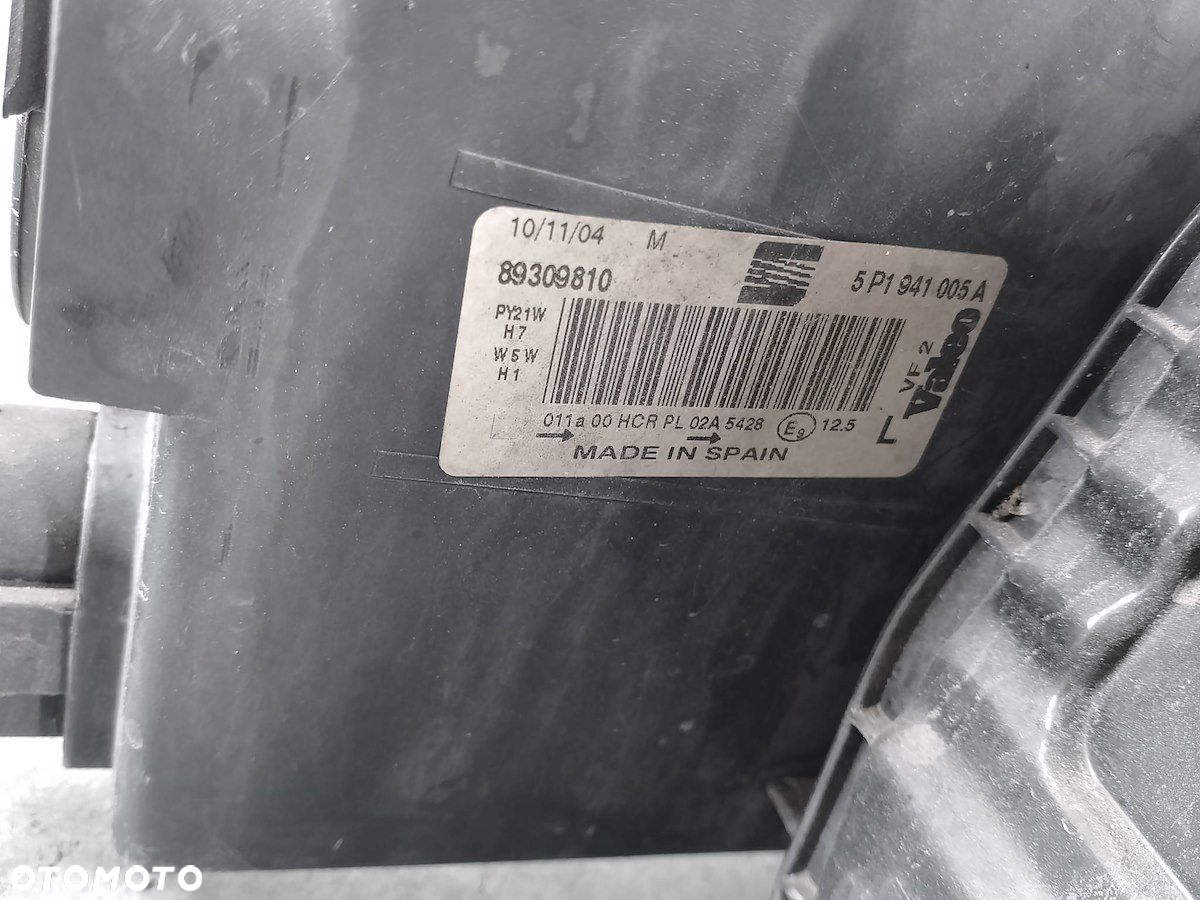 LAMPA PRZÓD LEWA SEAT TOLEDO III 5P1941005A 89309810 - 7