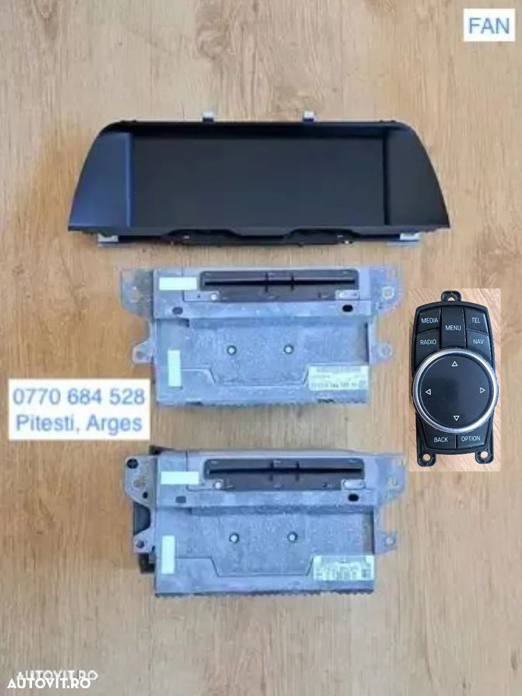 KIT set navigatie profesionala Harman NBT HU digital surround dolby digital Radio SiriusXM display unitate principala BMW Seria 5 F10 F10 LCI F11 F11 LCI - 1
