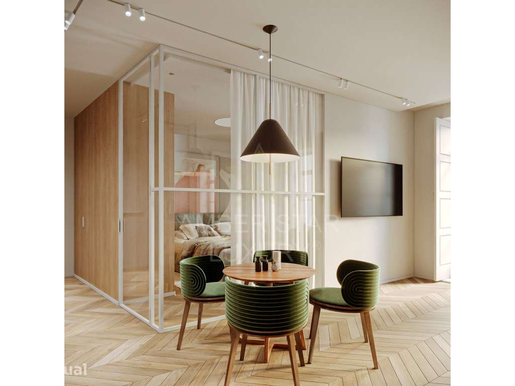 Apartamento T1 de 57m2 na Rua do Comércio do Porto - Grande imagem: 3/5