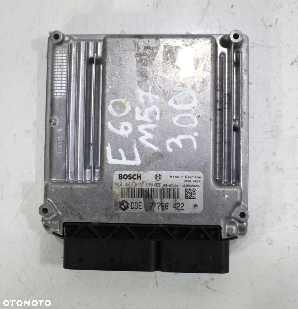 KOMPUTER STEROWNIK SILNIKABMW E60 M57 3.0D 7798422