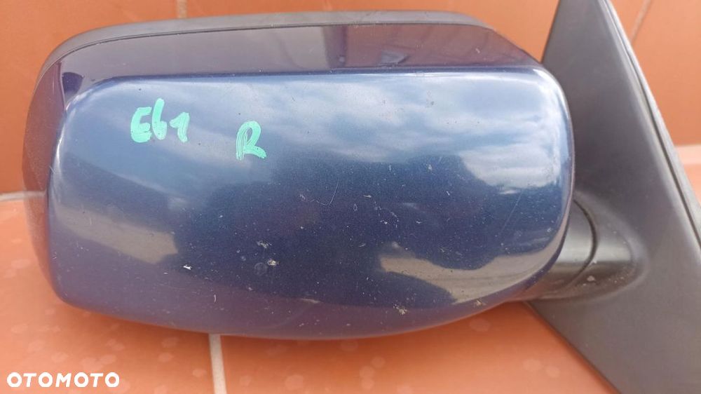 BMW E60 E61 LUSTERKO PRAWE TIEFSEEBLAU 4piny PRZÓD - 3