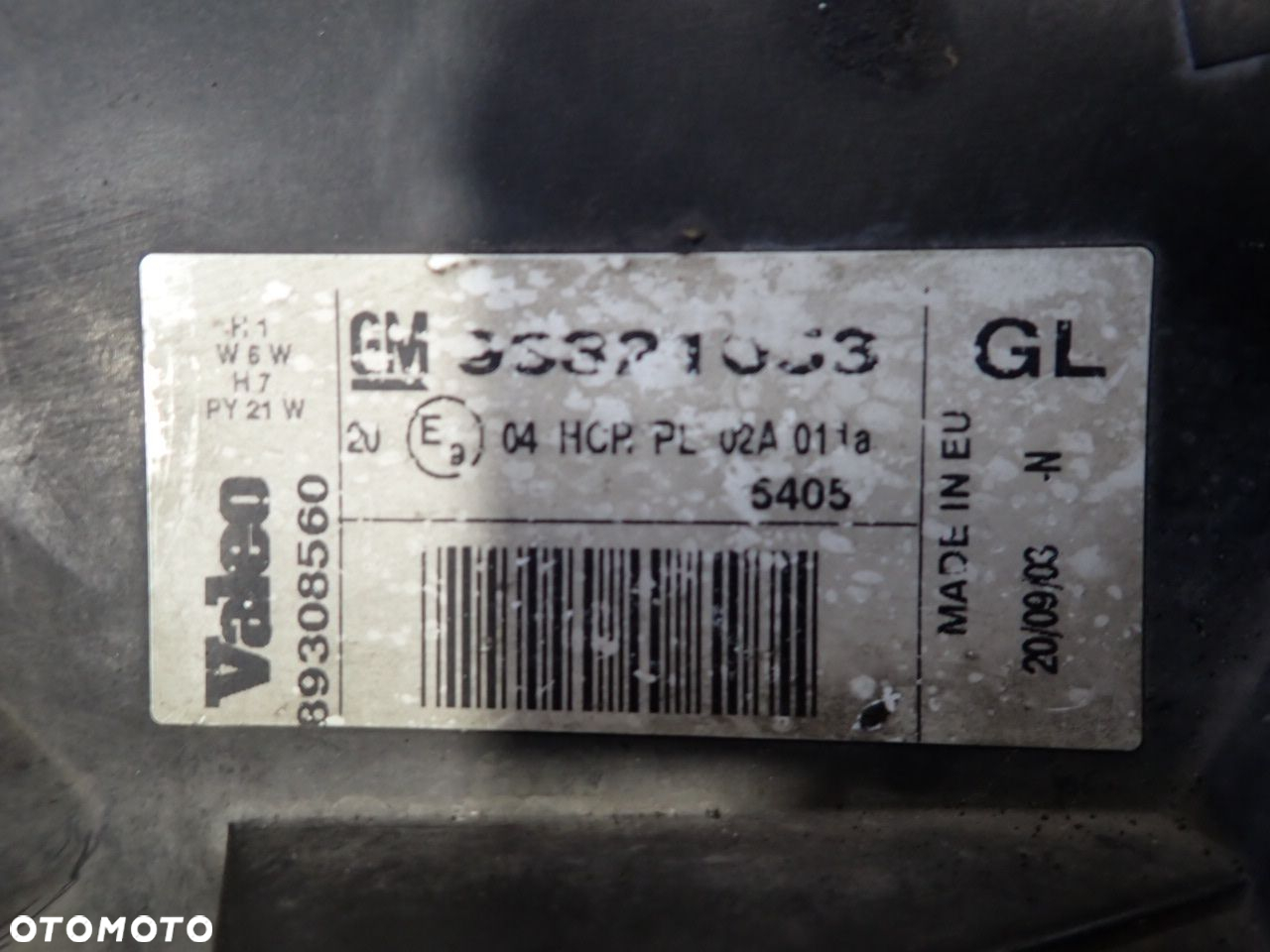 LAMPA PRAWA PRZEDNIA OPEL MERIVA A - 5