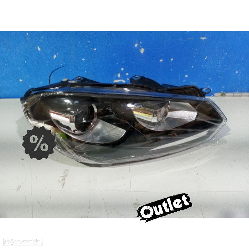 R012817C9 FAROL DIR FRENTE DRL VOLKSWAGEN VW GOLF VI 6 FUNDO PRETO - 5