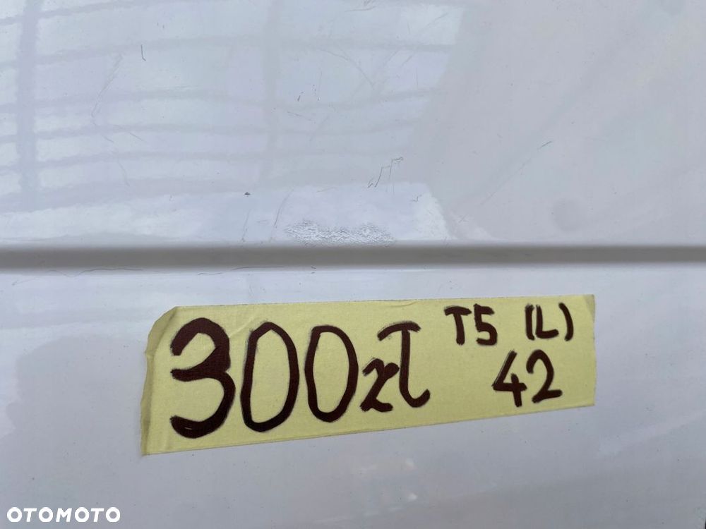 VW T5 TRANSPORTER MULTIVAN 03- błotnik lewy BIAŁY ORYGINALNY - 6