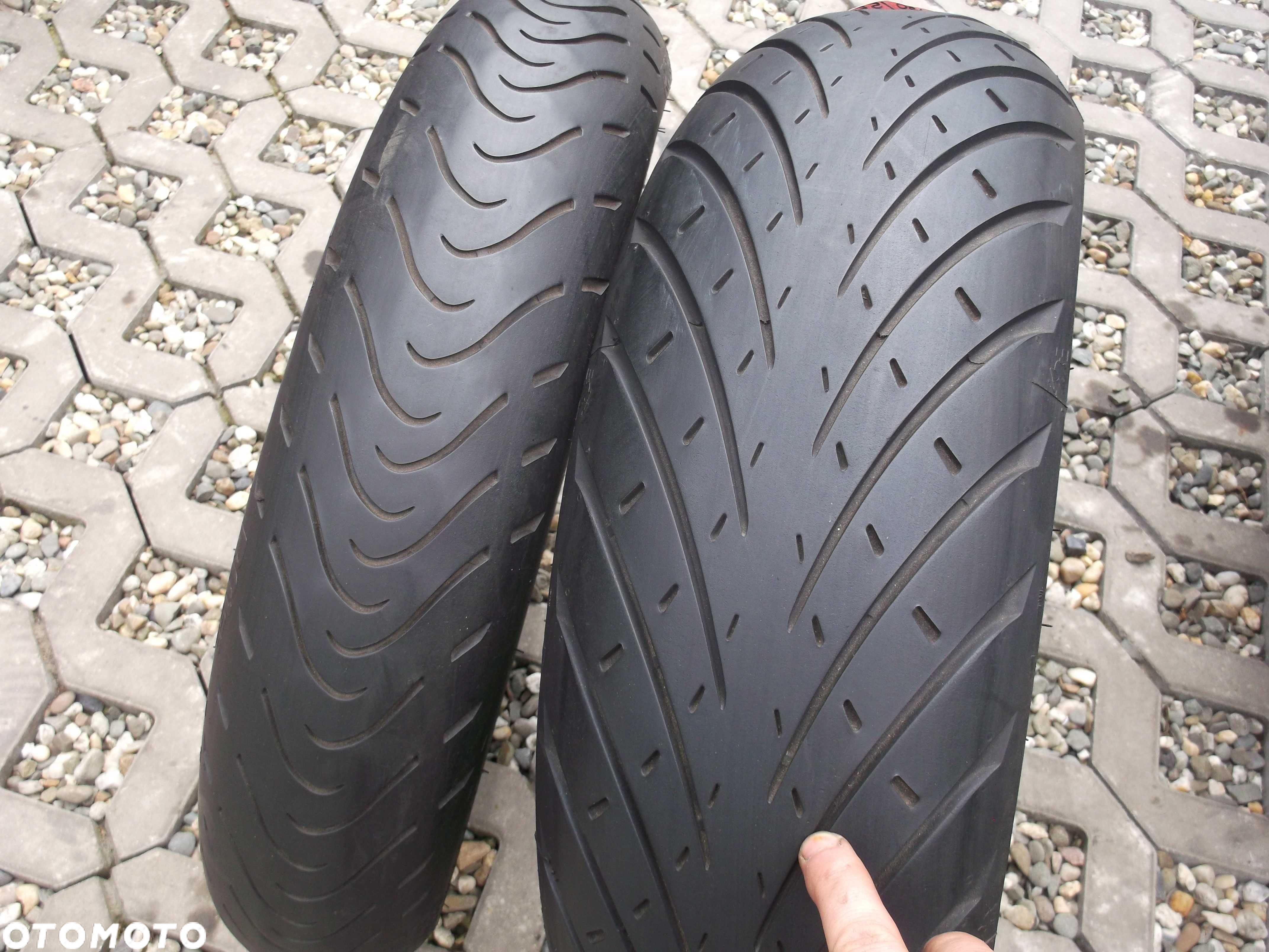 opona 120/70ZR17 180/55zr17 Metzeler Roadtec 01se komplet para stunt - 2