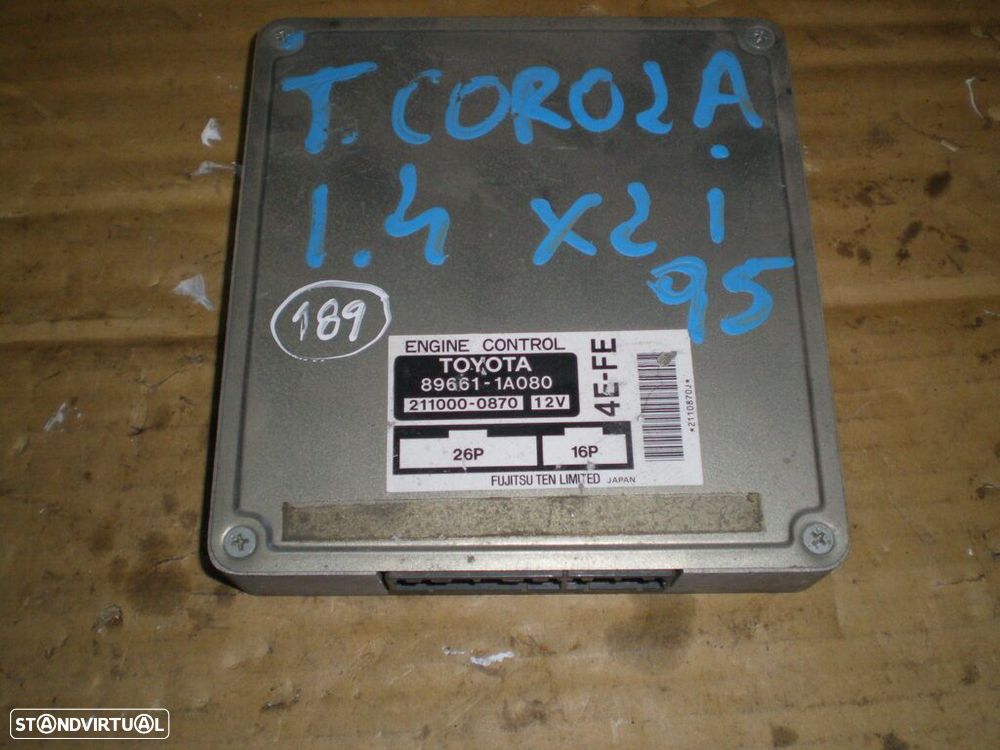 Centralina 896611A080 2110000870 TOYOTA COROLLA AE100 1995 14 Xli Fujitsu - 1