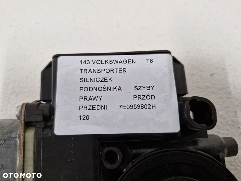 vw transporter t6 silniczek podnośnika szyby prawy przód przedni 7e0959802h - 3