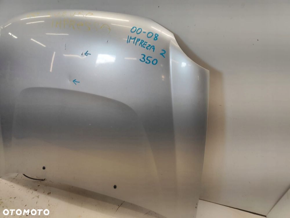 subaru impreza ii 00-08 maska pokrywa silnika - 5