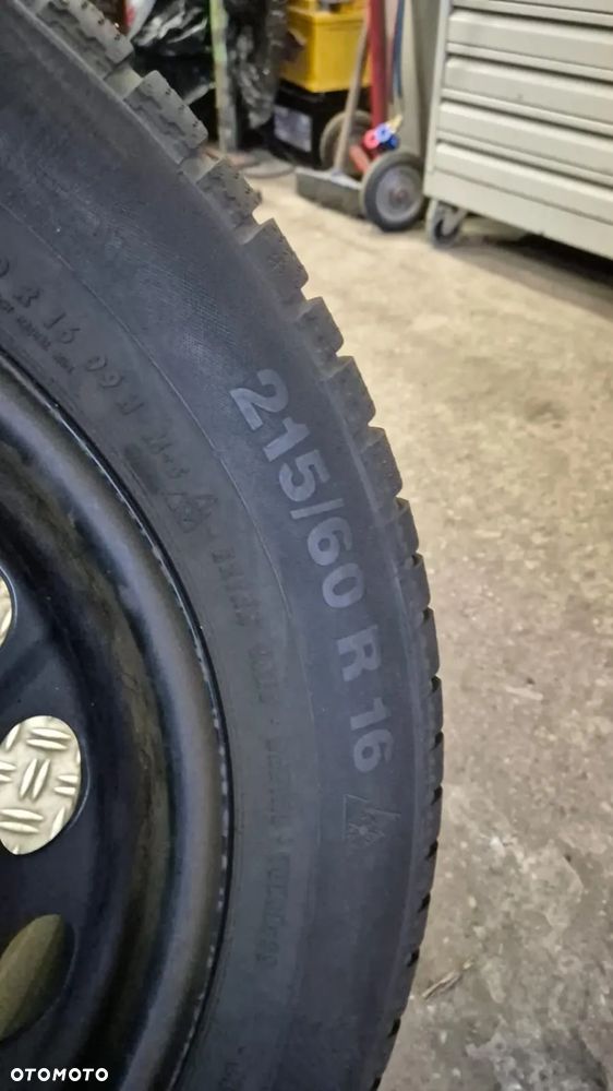 Koła zimowe VW, SEAT,  Ford 215/60 R16 Continental - 8