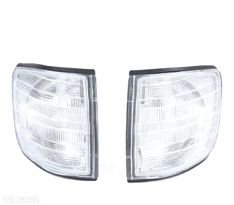 PISCAS FRONTAIS BRANCOS MERCEDES W126 COUPÉ - 3