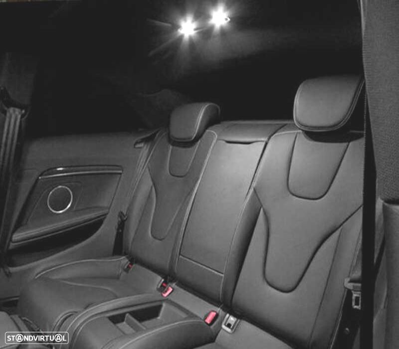 KIT COMPLETO DE 19 LÂMPADAS LED INTERIOR PARA AUDI A6 S6 C4 AVANT WAGON 1994-1997 - 5
