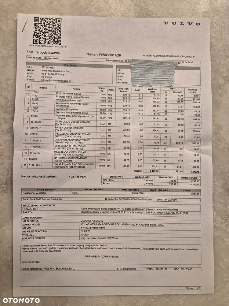 Volvo XC 60 B4 D AWD Geartronic Inscription - 12