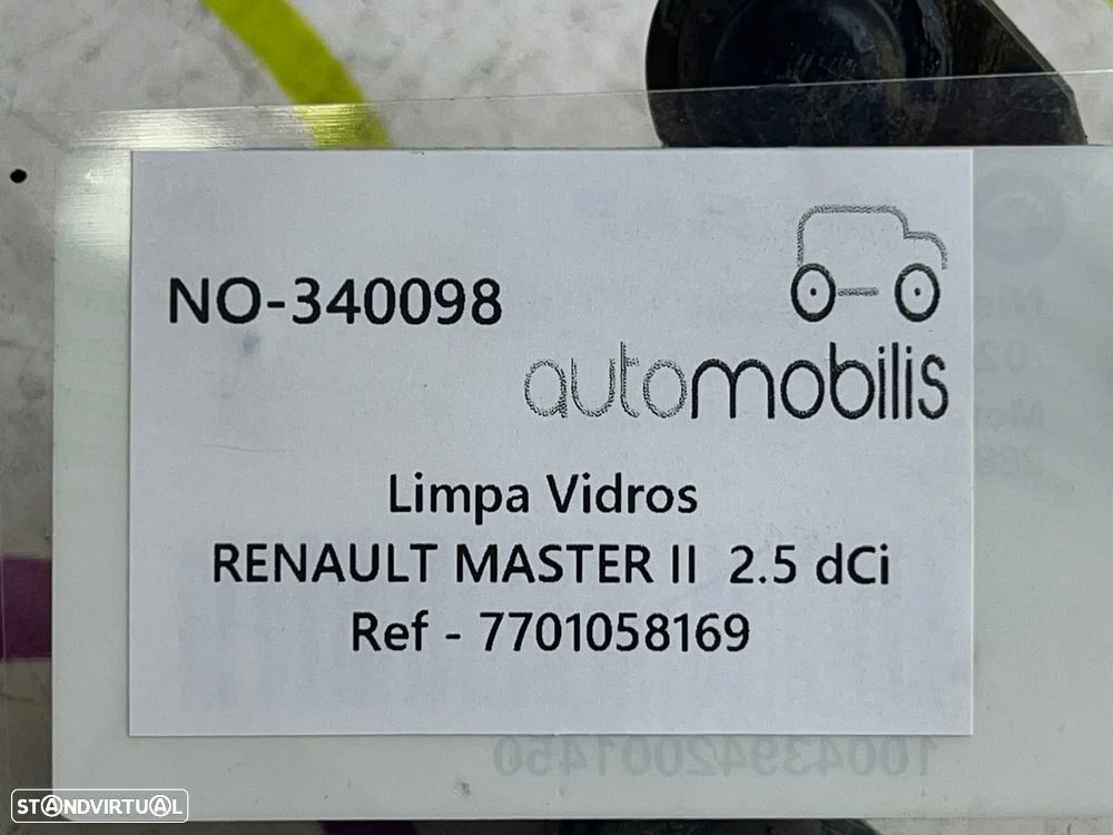 Limpa Vidros RENAULT MASTER II Van (FD) 2.5 dCi Ref. 7701058169 - NO. 340098 - 3