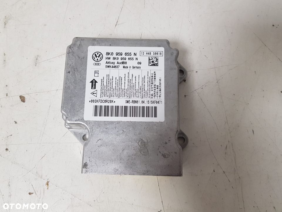 SENSOR PODUSZEK AIR BAG MODUŁ AUDI A4 B8 A5 8K0959655N - 1