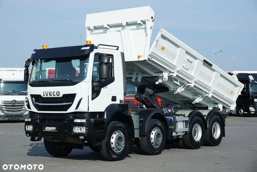 Iveco / TRAKKER / 480 / E 6 / WYWROTKA / 8 X 4 / HYDROBURTA / RETARDER - 1