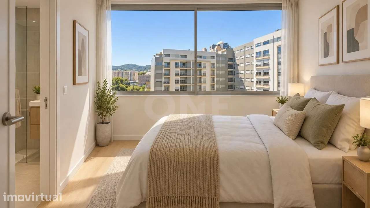 T2 em construção com suíte, varanda e garagem fechada — Famalicão - Grande imagem: 4/7