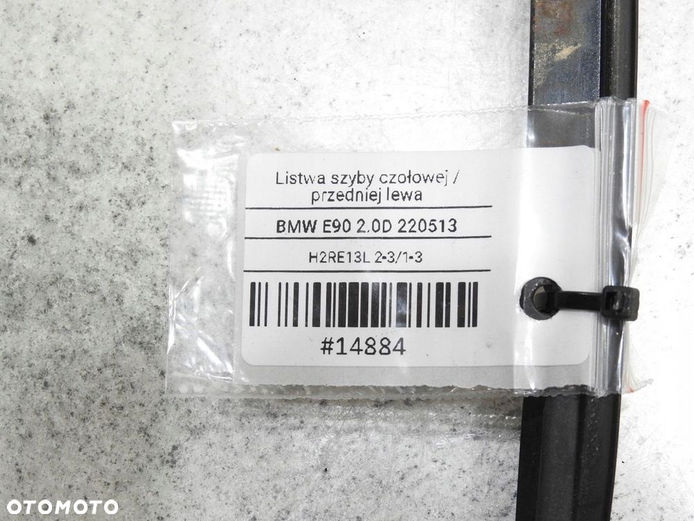 LISTWA SZYBY CZOŁOWEJ LEWA BMW 3 E90 - 6