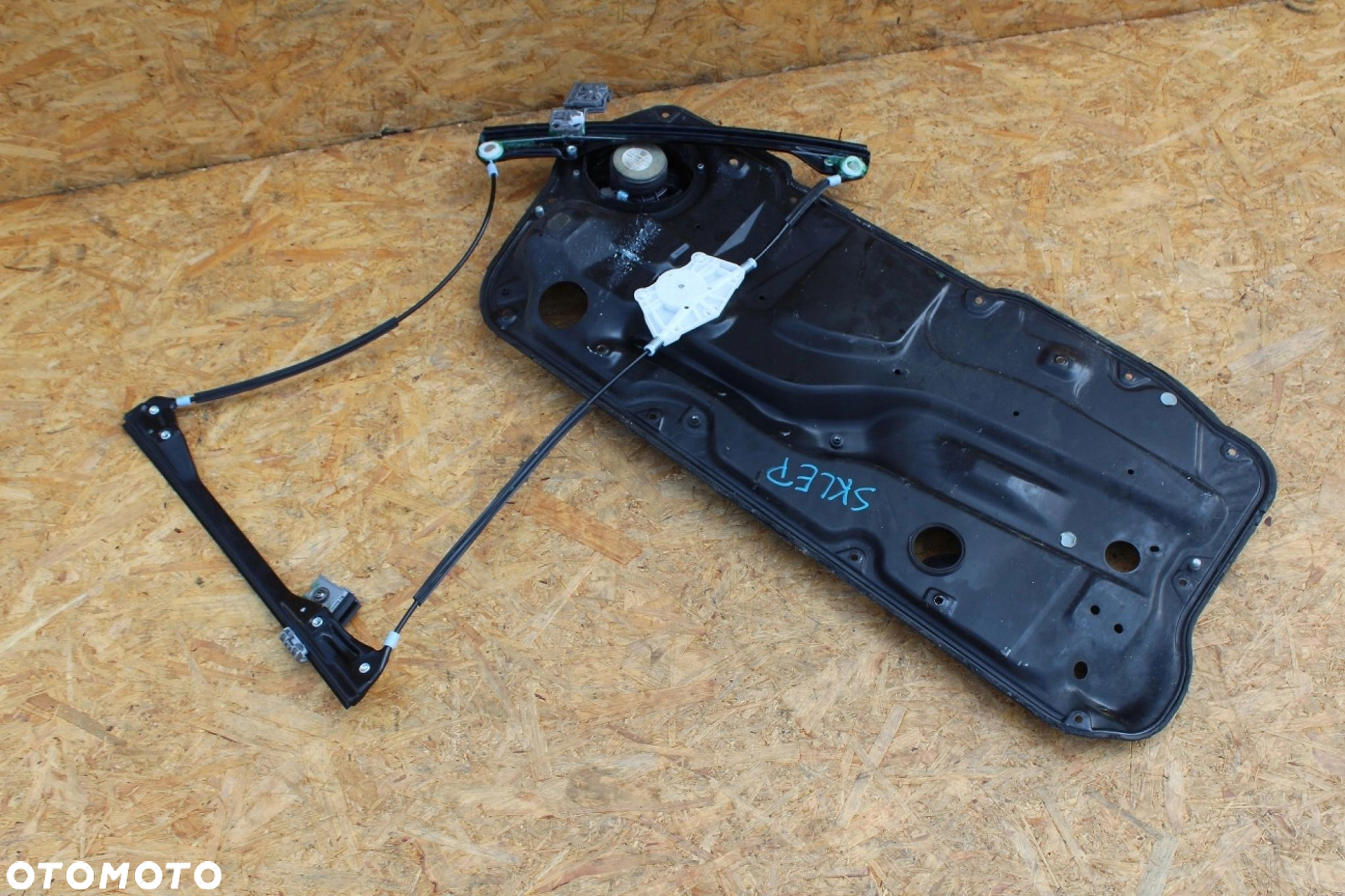 Mechanizm podnośnik szyby PRAWY VW GOLF IV kompletny 1J3837730AA HB 3D - 6