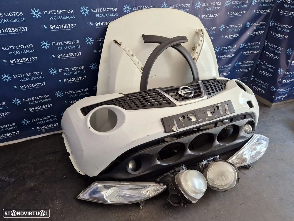 Frente completa usada NISSAN JUKE F15 1.5 DCI capot parachoques oticas guardalamas - 2