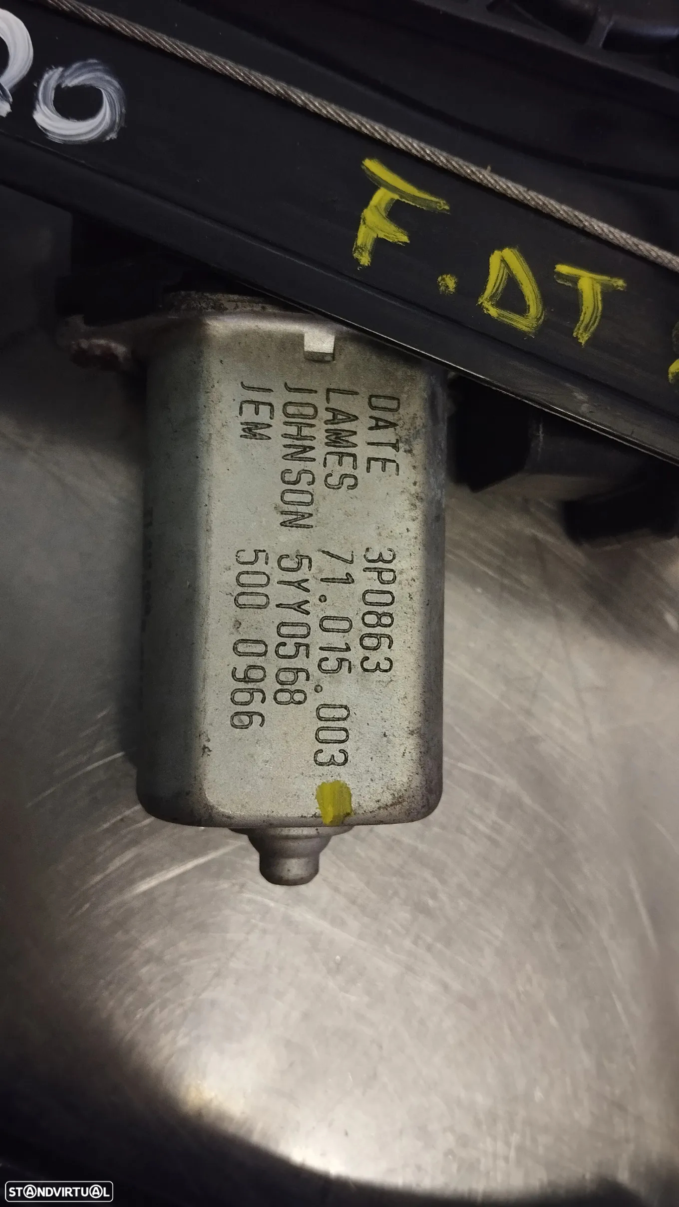 ELEVADOR DO VIDRO BMW SERIE 1 F20 (2011-2019) - FRENTE DIREITO / TRAS ESQUERDO - 3
