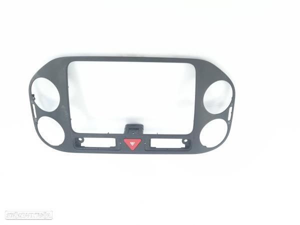 Moldura / Estrutura Consola Central / Rádio Volkswagen Golf Plus (5M1, - 1