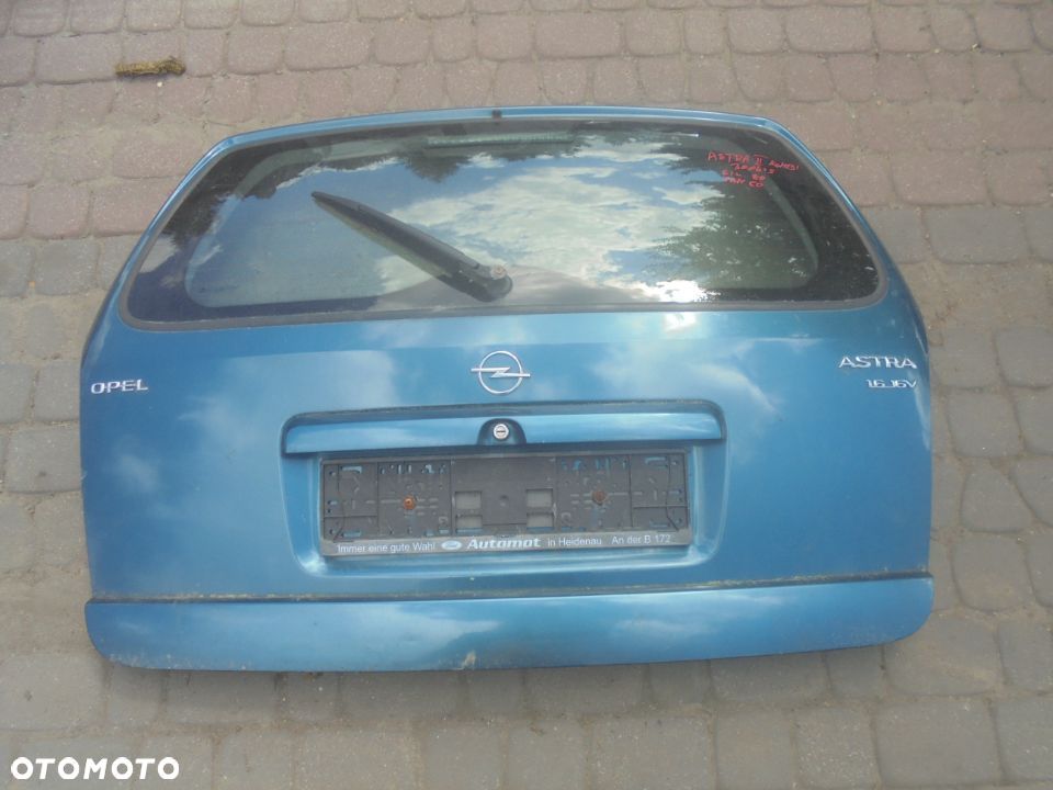 KLAPA TYLNA OPEL ASTRA 2 KOMBI ZAMEK SILNICZEK STOP BLENDA - 4