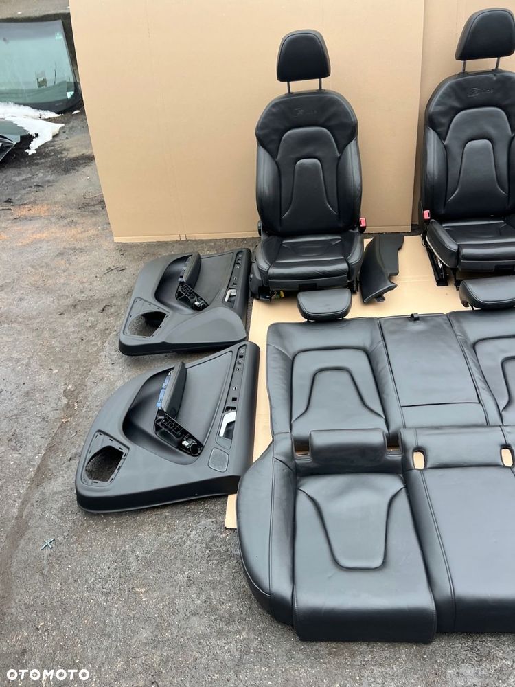 audi a5 8t lift sline sportback fotele kanapa skóra grzane s-line kpl. - 8