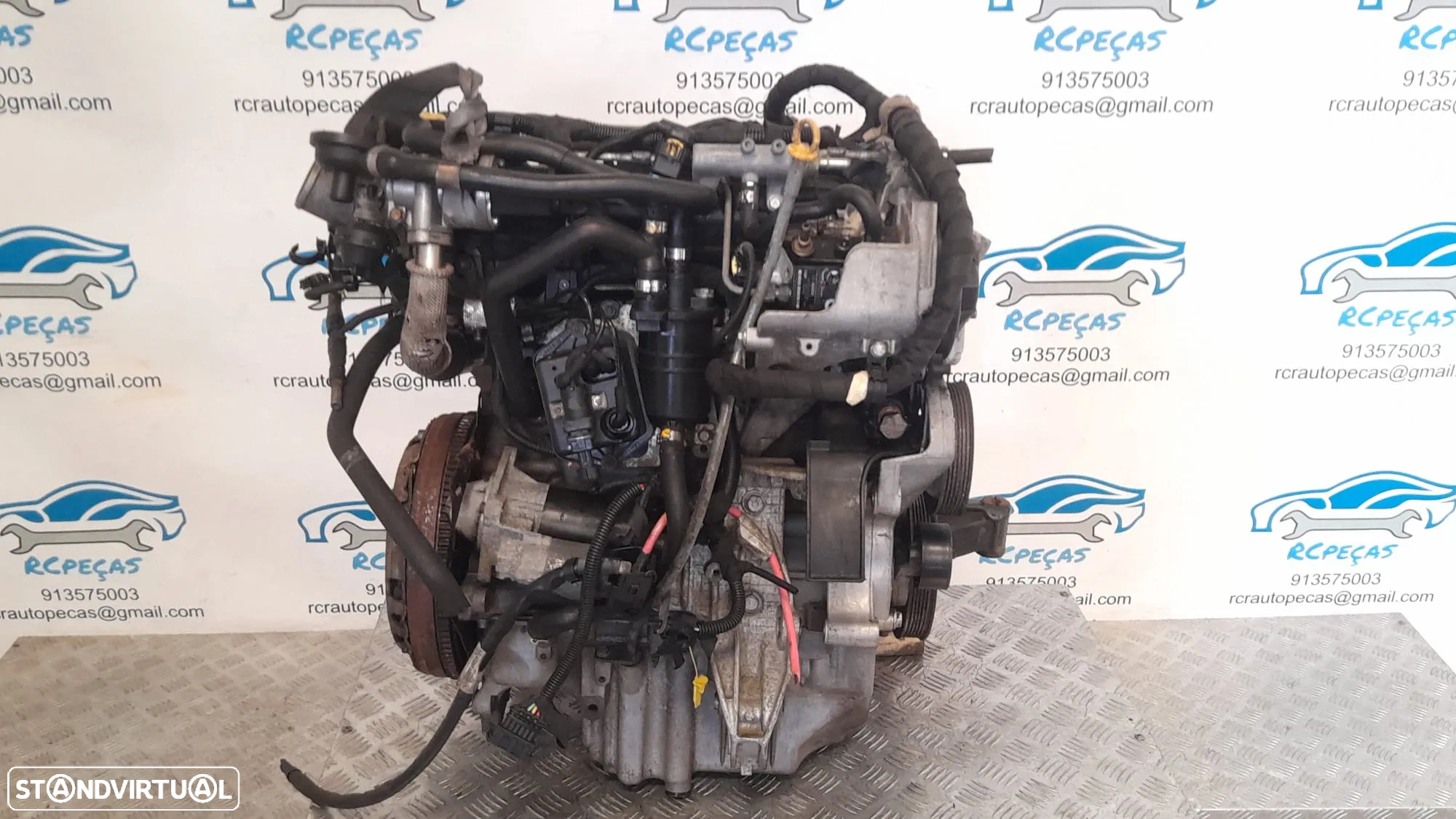 MOTOR COMPLETO 1.9 JTD 16V 150CV 937A5000 ALFA ROMEO GT 937 ALFA ROMEO 147 937 MOTOR ARRANQUE ALTERNADOR BIMASSA COMPRESSOR EMBRAIAGEM BOMBA DIRECAO TURBO INJETORES - 3