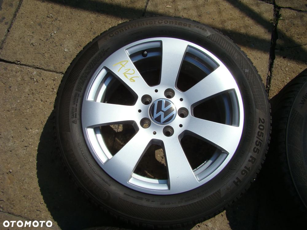 a126 5x112 VW Passat B5 B6 Golf V VI VII VIII Jetta Touran Caddy 6,5jx16 zima 205/55 - 2