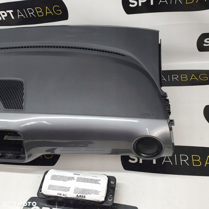 SKODA CITIGO DESKA ROZDZIELCZA KONSOLA KOKPIT PULPIT PODUSZKI AIRBAG AIR BAG PASY KIT SET - 4