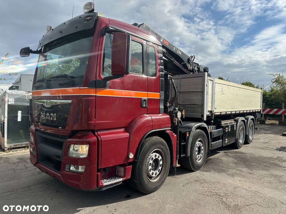 MAN TGS 32.480 8X4 WYWROTKA HDS HIAB 244EP-5