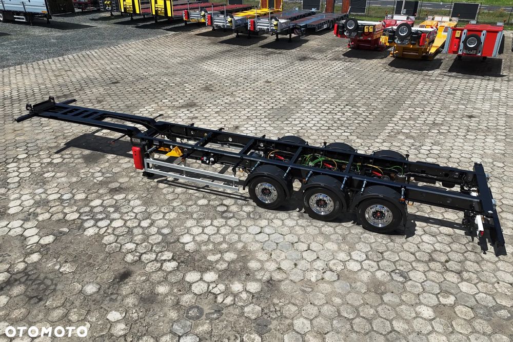 Inny super lekka i wytrzymała naczepa do przewozu kontenerów, kontenerowa, 40-45FT - SAF HOLLAND - ALUFELGI - 8