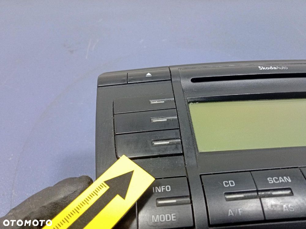 SKODA OCTAVIA II 04- RADIO CD FABRYCZNE OEM STREAM 1Z0035161A - 8