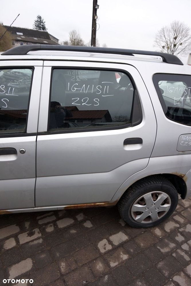DRZWI TYLNE LEWE IGNIS II Z2S  SREBRNY SUZUKI 2003-2011 - 1