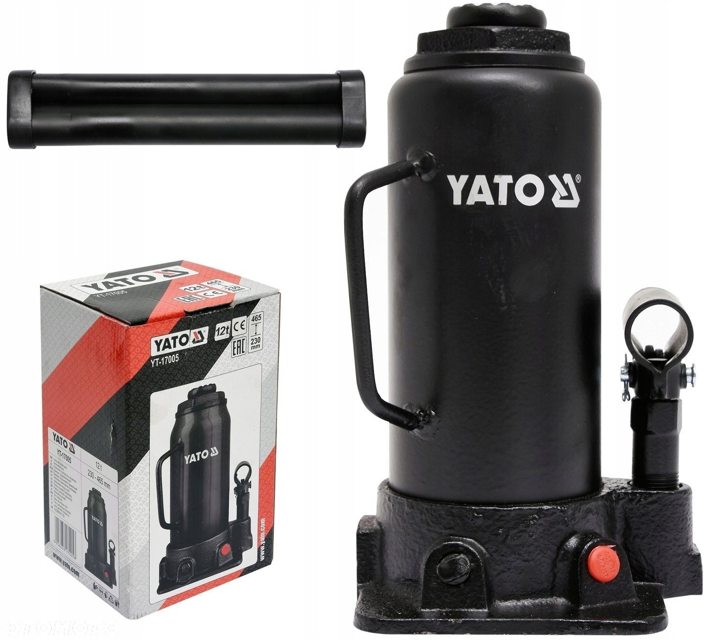 YATO PODNOŚNIK HYDRAULICZNY SŁUPKOWY LEWAREK 12T - 1