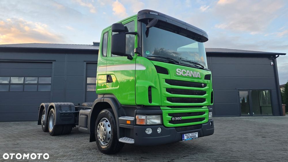 Scania G360 6x2 13litrowy 6cyl ful air 3.9 rozstaw idealna rama do zabudowy pod beczkę asenizacyjną, mleko, wywrotka - 14