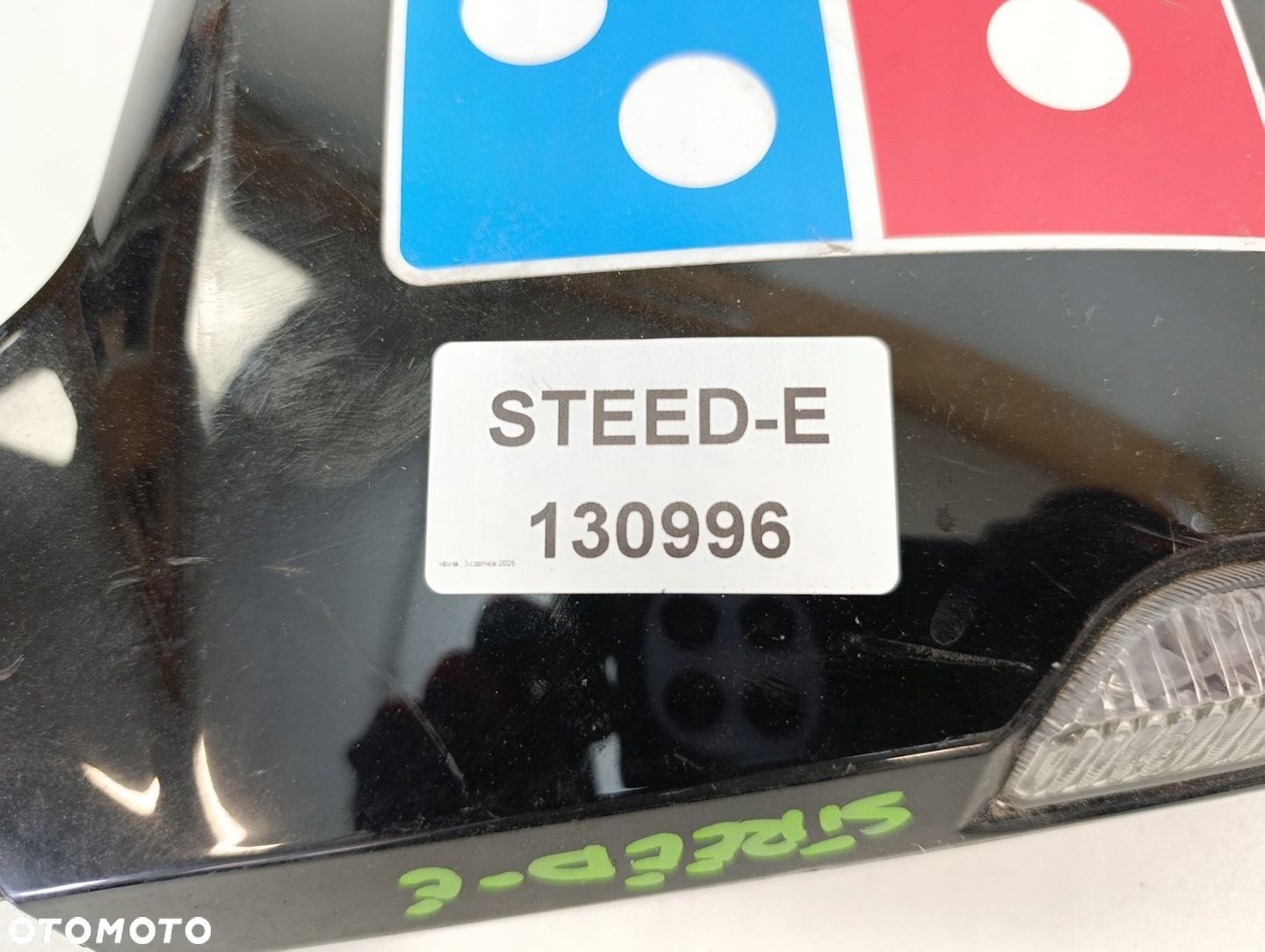 BOK BOCZEK CZASZA PRAWA  KIERUNKOWSKAZ DO SKUTERA ELEKTYCZNEGO SPEED-E - 6