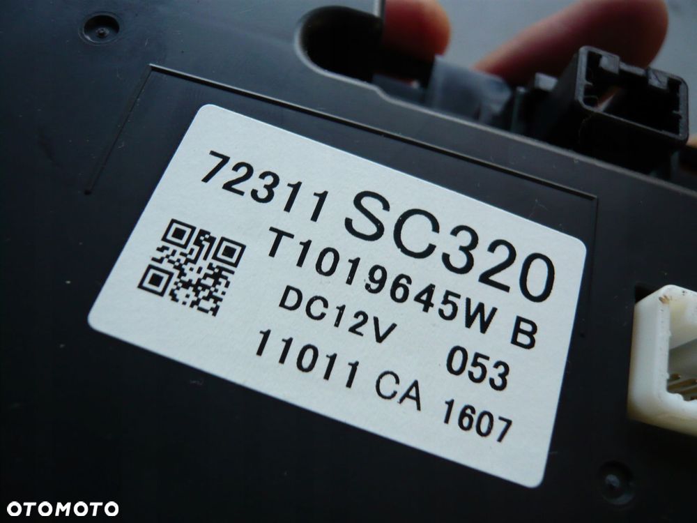 panel sterowania klimatyzacji 72311sc320 subaru forester sh - 2