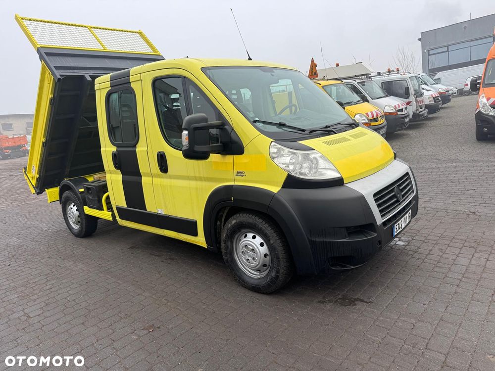 Fiat Ducato 2.3JTD Wywrotka Brygadówka Hak 3 Tony 7 Osobowa Klima Kiper I wł. - 4