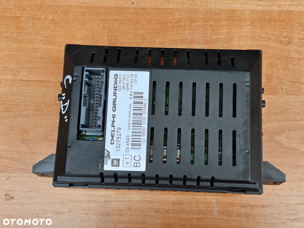 NAWIGACJA RADIO PANEL MULTIFUNKCJA RAMKA OPEL CORSA D CD 60 NAVI PIANO BLACK CZARNE - 19