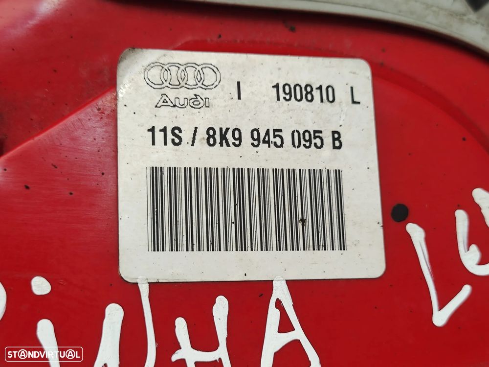 Farolim Tras Traseiro Esquerdo Direito Original Audi A4 B8 8K Carrinha Avant LED 8K9945095B 8K9945096B 2007 - 2015 - 8