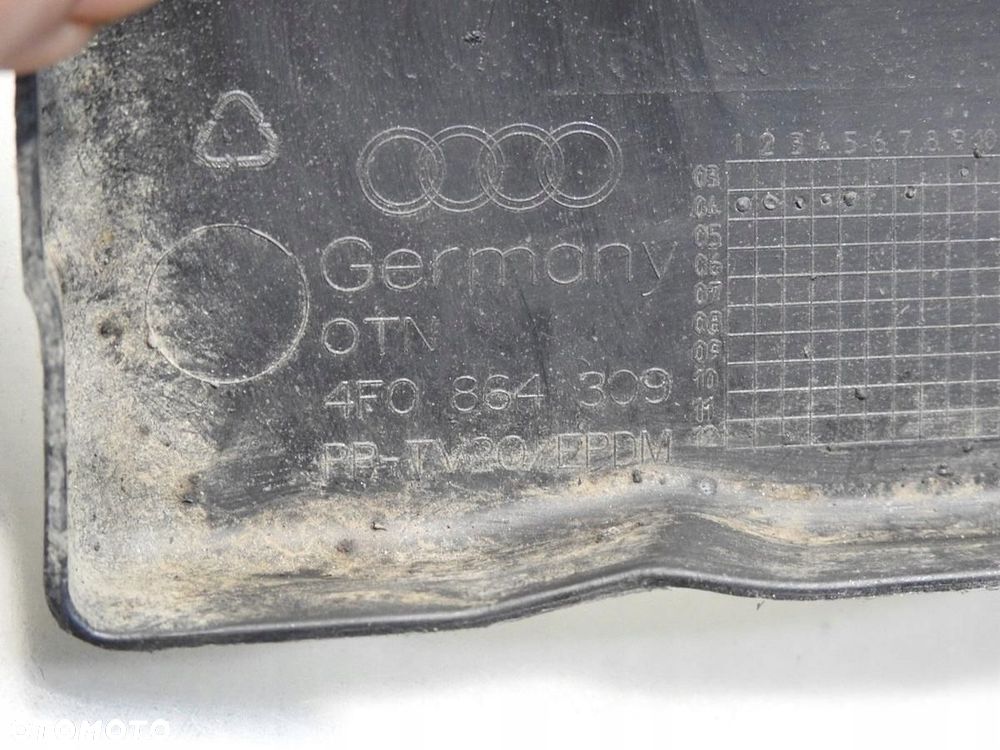 OSŁONA MAGLOWNICY LEWA AUDI A6 C6 2.4 V6 4F0864309 - 9