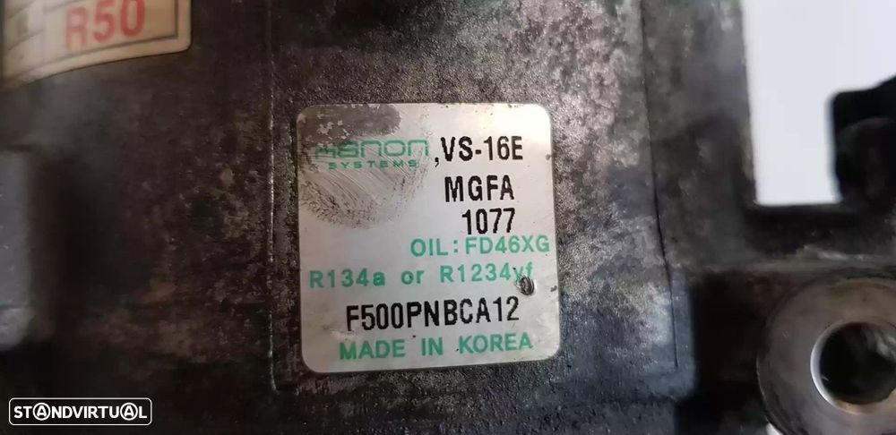 COMPRESSOR AR CONDICIONADO KIA CARENS IV 2017 -97701A4500 - 3