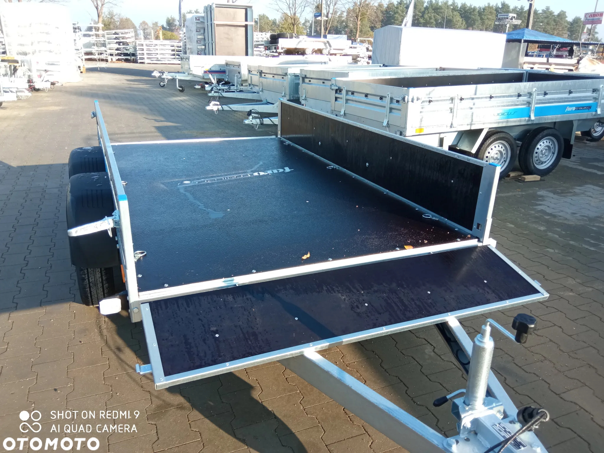 Faro PRZYCZEPA 263x150x35, 2 OSIE, DWUSIOWA lekka 750kg - DOSTAWA POD DOM! - 9