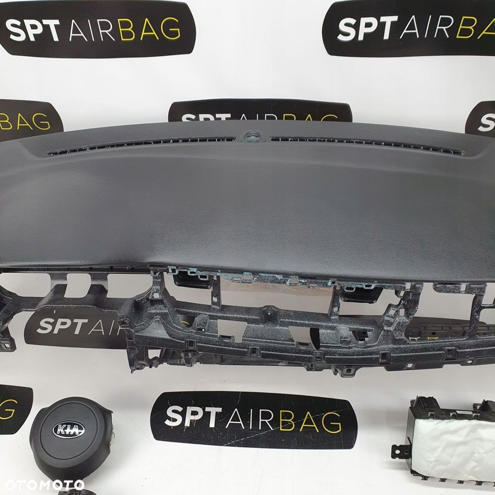 KIA RIO IV DESKA ROZDZIELCZA KONSOLA KOKPIT PULPIT PODUSZKI AIRBAG AIR BAG PASY KIT SET - 3