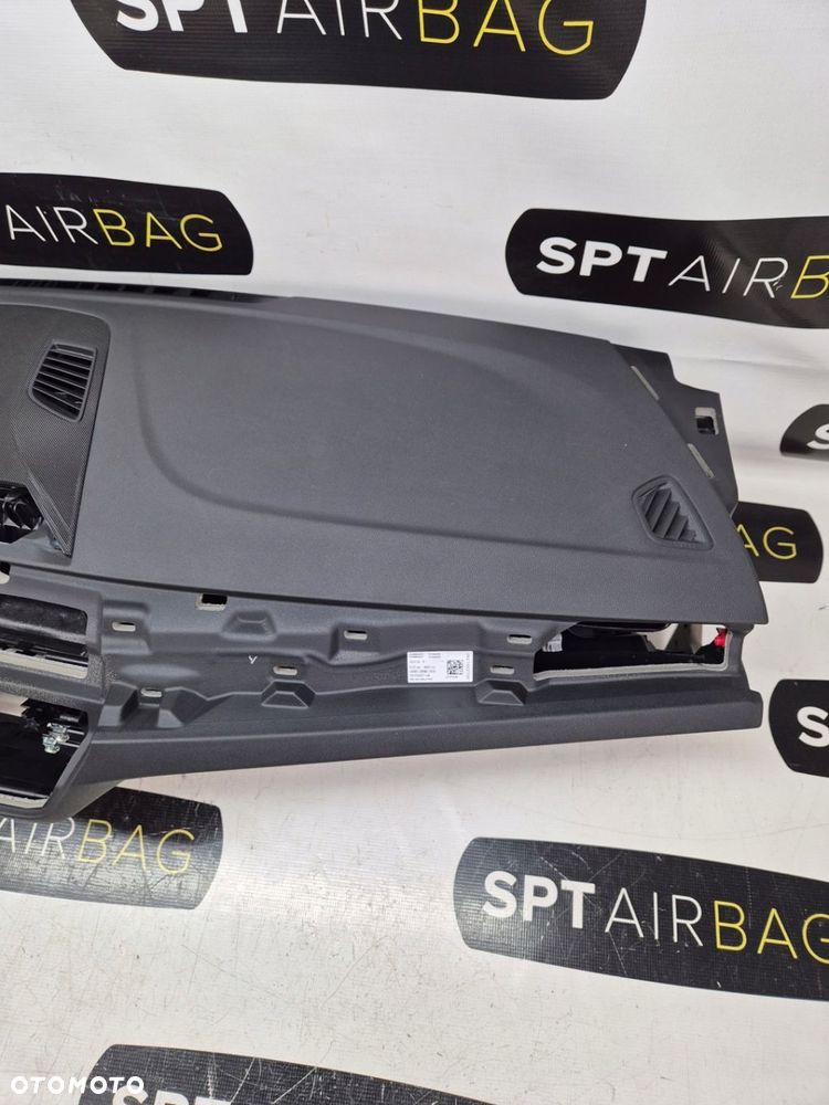 BMW G30 G31 SERIA 5 DESKA ROZDZIELCZA KONSOLA KOKPIT PULPIT PODUSZKI AIRBAG AIR BAG PASY KURTYNY KIT SET - 4
