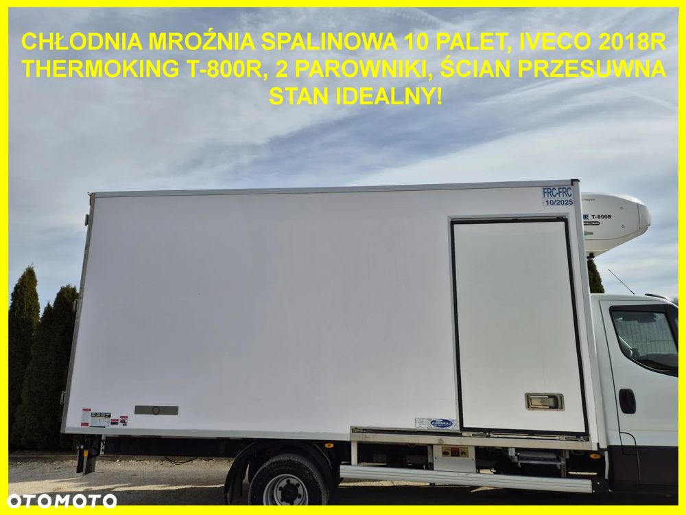 Chłodnia Mroźnia Spalinowa 10 palet ,5m, Thermoking T-800R, 2018r, 2 parowniki, sciana przes, Stan idealny! - 1